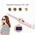 thumbnail image 4 of 9mm Stick LCD Thin Curling Iron Ceramic Barrel Curler Temperature Adjustable, 4 of 5