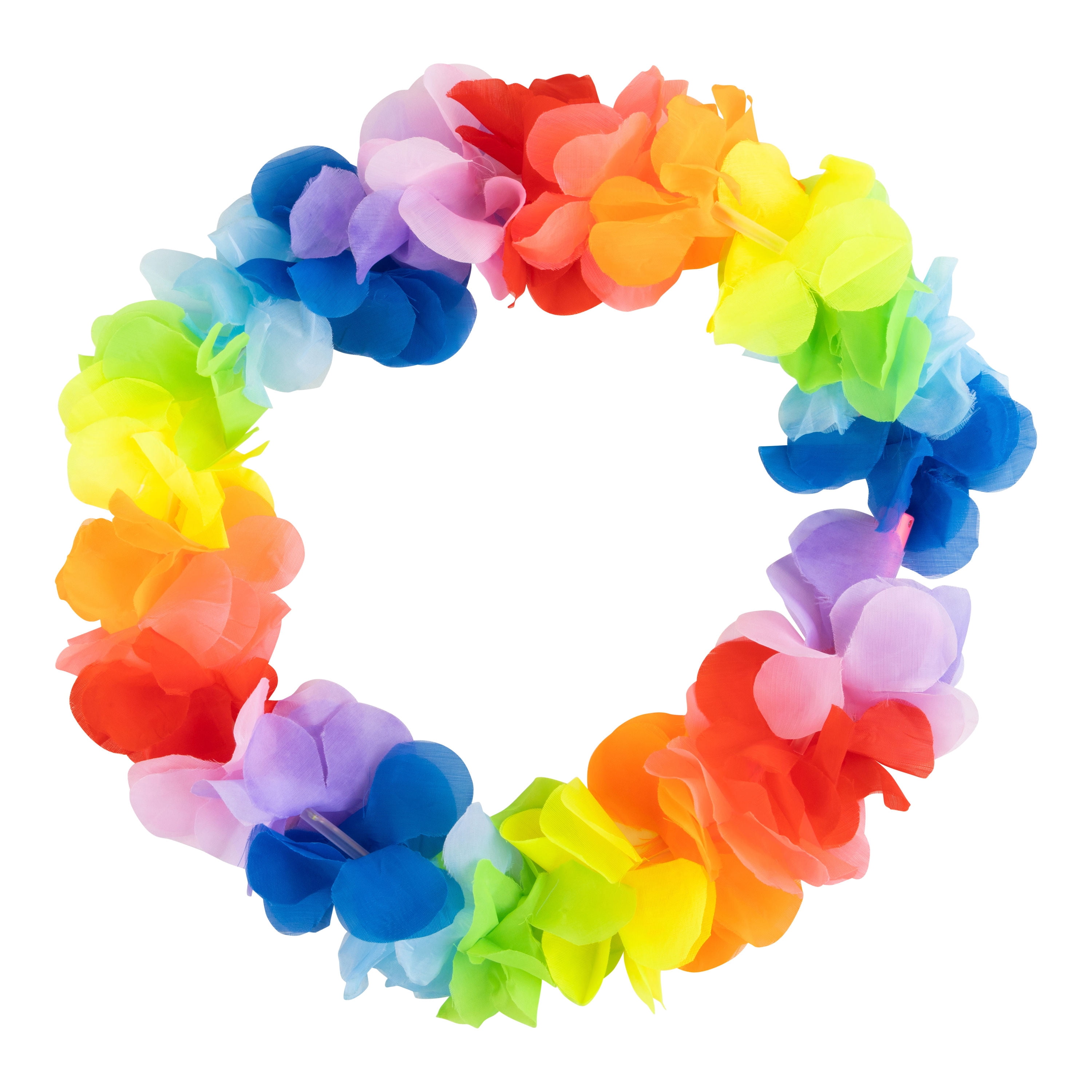 Light Up Rainbow Lei, 4PK