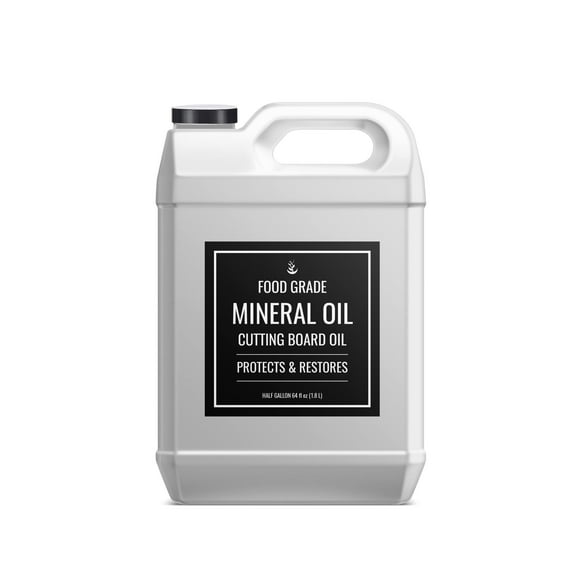 Pure Original Ingredients Mineral Oil Half Gallon, 64 fl oz for Cutting Boards, Butcher Blocks, Counter Tops, Wood Utensils