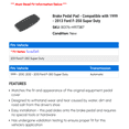 thumbnail image 2 of Brake Pedal Pad - Compatible with 1999 - 2013 Ford F-350 Super Duty 2000 2001 2002 2003 2004 2005 2006 2007 2008 2009 2010 2011 2012, 2 of 2
