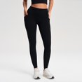 thumbnail image 2 of High Waist Yoga Pants with Pockets, Plus Size Soft Stretch Leggings L-6XL for Workout Running Gym Fitness Casual Wear Tummy Control Thick 25, 2 of 7
