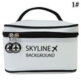 thumbnail image 1 of Mesh Toiletry Bag Portable Toiletry Tote Bag Waterproof Makeup Bag for Travel, 1 of 10