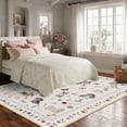 thumbnail image 3 of Washable Area Rug 8'x10', Non Slip Washable Rug for Living Room, Animal Dog Print Indoor Soft Carpet for Bedroom, Dining Room, 3 of 8