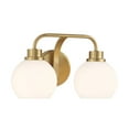 thumbnail image 3 of Bathroom Vanity Light in Natural Brass, 3 of 6