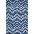 thumbnail image 2 of SAFAVIEH Nantucket Joella Zigzag Stripes Cotton Area Rug, Blue/Multi, 8' x 10', 2 of 10