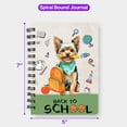 thumbnail image 5 of Hardworking Yorkshire Terrier Ready Back to School New Year Classes Spiral Bound Journal Yorkie Dog Lover Gifts 5x7in Spiral Notebook - 12011, 5 of 5