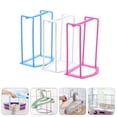 thumbnail image 3 of Portable Hanger Storage Rack Made of Durable Plastic for Home Organization with Standing Design, 3 of 8