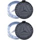thumbnail image 1 of Tapas centrales de rueda ZHAOCHENG ABS para centro de rueda Mercedes 75 mm color azul oscuro, 1 of 3