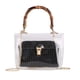 thumbnail image 2 of Bolsa bandolera de moda de mano para mujer con exterior transparente (negro) Sywqhk Para Estrenar, 2 of 9