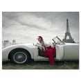 thumbnail image 2 of Fashion Woman in Car - Cars Canvas Art Print, 2 of 3