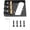 Black, variant on Guitar Bridge Ash Tray Fixed Bridge 3 Brass Saddles ,Compatible with Telecaster Style Electric Guitar