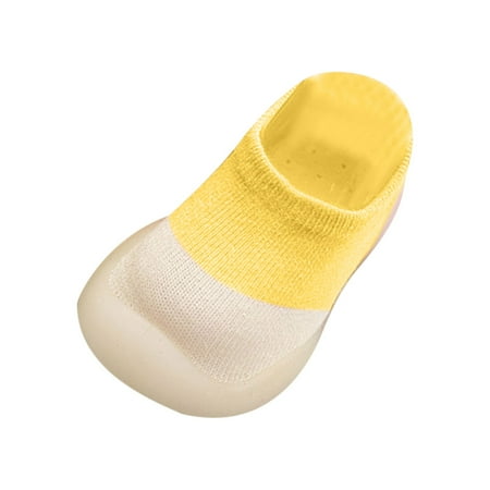 

YWDJ Kids Non-slip Soft Bottom Spring Fall Floor Socks Toddler Shoes Purple 24