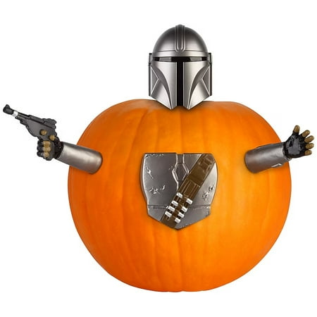 Disney Star Wars The Mandalorian Halloween Pumpkin Push In Decorating Set