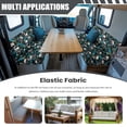 thumbnail image 3 of XYZCANDO Rose Skull RV Dinette Cushion Covers Daisy RV Accessories Universal Cushion Covers for Couches and Sofas Comfortable Loveseat Sofa Chair Cover Furniture Protector Camper, 3 of 7