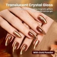 thumbnail image 2 of Beetles Golden Mirage Cat Eye Gel Nail Polish Set, 6 Colors Fall Gel, 2 of 7