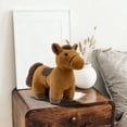 thumbnail image 3 of geerera 9-Inch Horse Plush Toy, Realistic Farm Animal Stuffed Horse, Soft Stuffed Animal, for Easter Gift, Birthday Present, 3 of 6