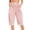Pink, variant on MLCDZ Womens Long Shorts Below The Knee Elastic High Waisted Pleated Casual Summer Loose Fit Shorts with Pockets Beach Vacation Travel Short Pants