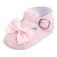 thumbnail image 4 of Honeeladyy Toddler Kid Shoes Toddler Shoes Baby Girls Cute Fashion Hollow Out Bow Non-slip Soft Bottom Sandals Pink Sales, 4 of 6