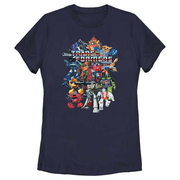 Women's Transformers Autobots Collage Graphic T-Shirt