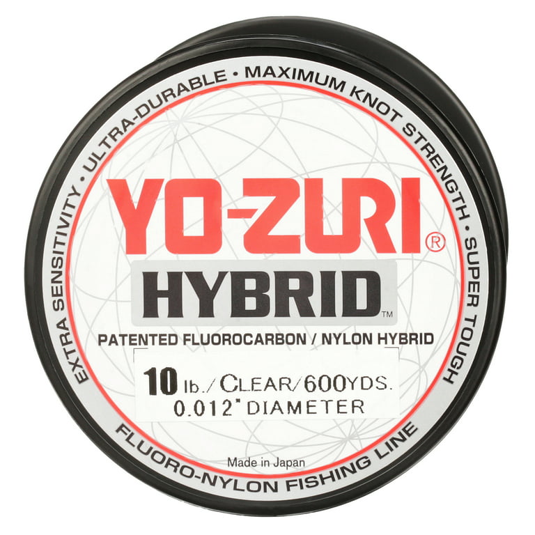 Yo-Zuri Clear Hybrid Line, 600 Yd 10lb Fishing Line