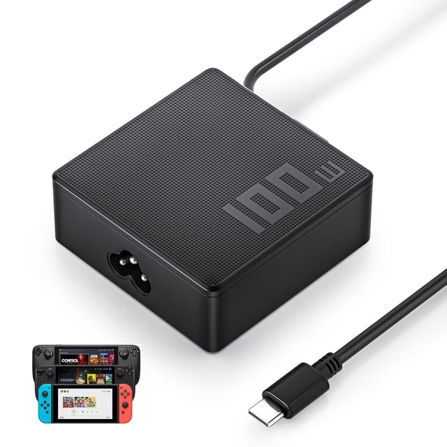 Cargador IBATTS de 100W USB-C para consolas portátiles gaming