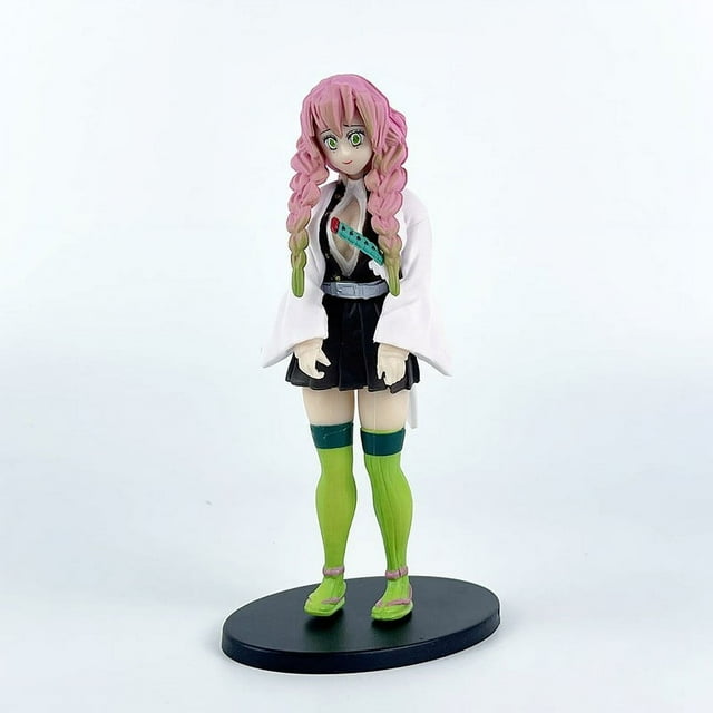 Figura de Demon Slayer KEVCHE Mitsuri Kanroji 16cm Juguetes Decoración de Escritorio