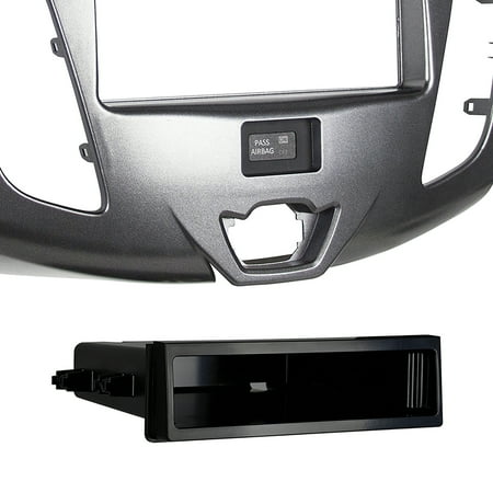 Metra - Radio Installation Kit for 2014 and later Ford Transit Connect Vehicles - Charcoal Black / Gray