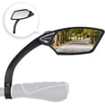 thumbnail image 1 of New Handlebar Bike Mirror Scratchand BlastGlass Lens Rotatable Rearview Mirror Bicycle Mirror ME(Silver Right Side), 1 of 5