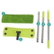 thumbnail image 2 of Trapeador de microfibra giratorio de 360 grados para pisos de madera dura, ideal para limpieza de pisos húmedos o secos (verde, con 3 almohadillas), 2 of 5