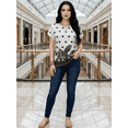 thumbnail image 2 of Blusa Moderna para Mujer, Corte Suelto y Cómodo con Diseño Estampado, Perfecta para Outfit Casual, 2 of 5