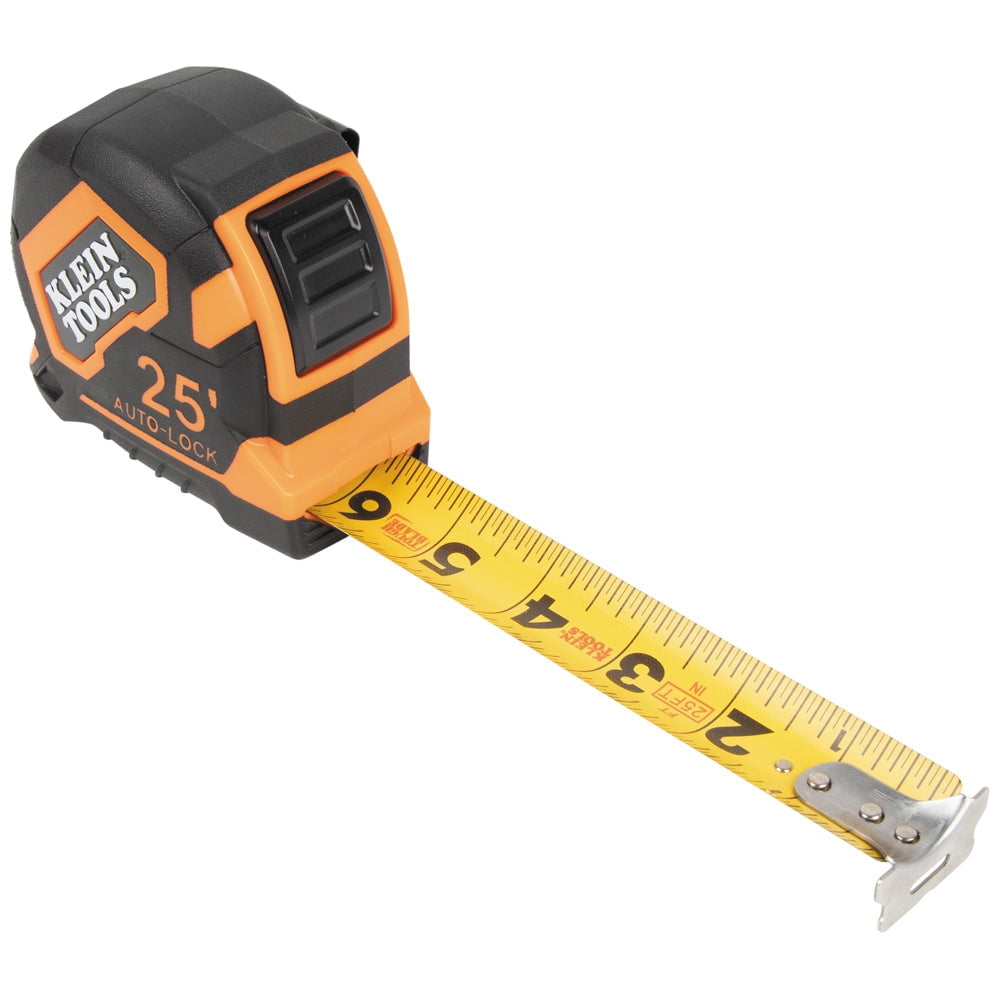 Klein Tools Tape Measure, 25' Auto-Lock