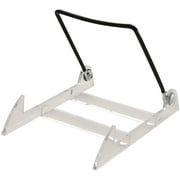 Gibson Holders 1PL Adjustable Black Wire and Clear Acrylic Display Easel, 2.75" W x 3.75" D x 3.5" H, Pack of 2