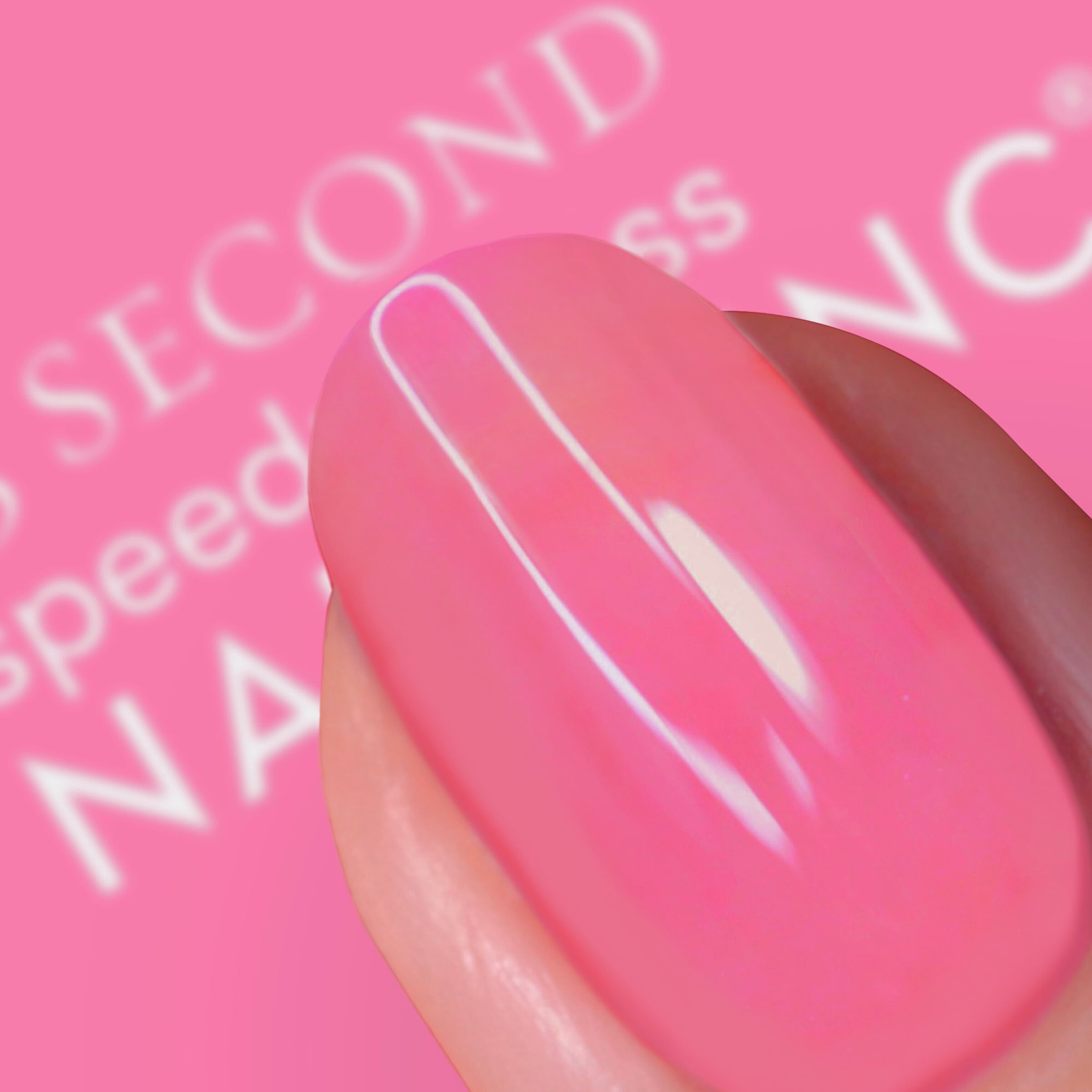 Nails.INC 45 Second Speedy Gloss, Ready To Jelly, Isabella, Sheer Candy Pink, Jelly Nail Polish, 0.47 fl. oz.