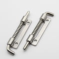 thumbnail image 1 of Bisagra de pasador plano de acero inoxidable 304 2 uds pestillo de resorte Hardware, 1 of 5