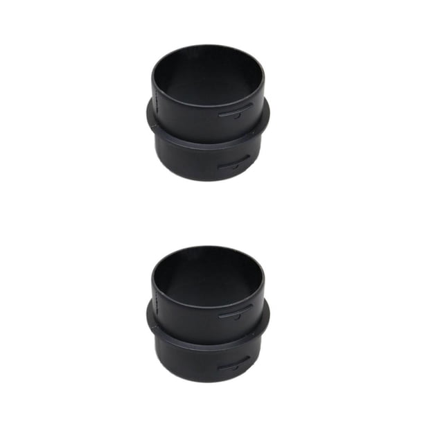 Speravity Tubo de conducto de ventilación de aire de 75mm conector de unión de escape resistente al desgaste pieza de calentador de 1 PC 2piezas