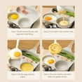 thumbnail image 4 of Sartén Para Huevos, Sartén Para Parrilla Cuadrada Antiadherente De 3 Secciones, Calentada Uniformemente, Mango Cómodo, Amplia Compatibilidad Para Cocina De Inducción, 4 of 7