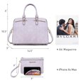 thumbnail image 3 of Set de bolso Dasein Fashion de piel sintética con cartera, 3 of 5