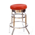 thumbnail image 3 of MasteelfCA Housse de Tabouret de Bar Ronde en Pu Housse de Siège Coussin de Tabouret Rond en Éponge, 3 of 8