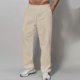 thumbnail image 1 of Pantalones largos para hombre, cintura elástica, transpirables, cómodos, suaves, informales, de playa, de poliéster, 1 of 6