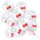 thumbnail image 4 of Toyvian - 10 globos de látex con diseño de cereza de 12 pulgadas, bonitos globos para decoración del hogar, fiestas, cumpleaños y festivales., 4 of 5