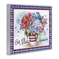 thumbnail image 3 of Stupell Industries God Bless America Bouquet Gray Framed Giclee Art, design by Nicole DeCamp, 3 of 8