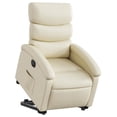 thumbnail image 2 of vidaXL Electric Stand Up Recliner Chair Cream, 2 of 5
