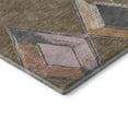 thumbnail image 3 of Addison Rugs Mayfield Premium Machine Washable Transitional Geometric Brown Rectangle Rug, 2'6" x 3'10", 3 of 7