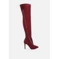 thumbnail image 2 of TSARINA Burgundy Zip Around Long Boot, 2 of 6