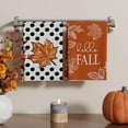 thumbnail image 2 of Hello Fall Maple Leaves Pumpkin Autumn Dish Towels 18x26 Inch Hand Kitchen Towels Dishcloth Home Decorations Set of 4, 2 of 6