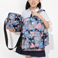 thumbnail image 4 of Reayehane Three Backpack Sweet And Cute Casual Travel Backpack Large Capacity Backpack For Primary And Secondary School Students (Black ), 4 of 5