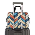 thumbnail image 2 of FORMRS 16" Laptop Bag Carrying Sleeve Case with Handle Travel Shoulder Briefcase, Blue Geometric, 2 of 8