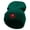 Dk Green, variant on Santa Carriage Embroidered 12 Inch Long Knitted Beanie - White OSFM