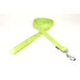 thumbnail image 1 of Dogline Comfort Microfiber Flat Leash for Dogs (W 5/8" L 6ft), Green, 1 of 3