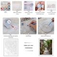thumbnail image 3 of Paint By Numbers Kit for Adults Beginner - DIY Stone Alleyway Vibrant Flowers Pathway Canvas Painting Kits for Adults, Frameless Paint By Number for Adults for Home Wall Decor 16x20 Inch, 3 of 7
